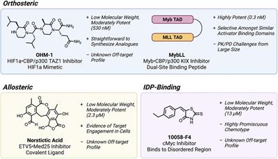 Drugging Fuzzy Complexes in Transcription